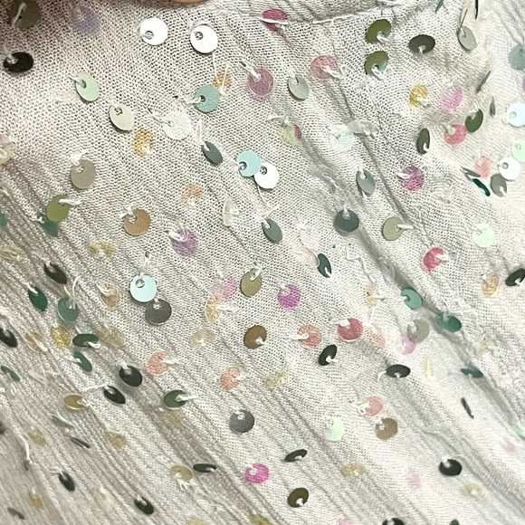 Sparkling Intimately Free People sequin slip dress with tassels! - Picture 13 of 17